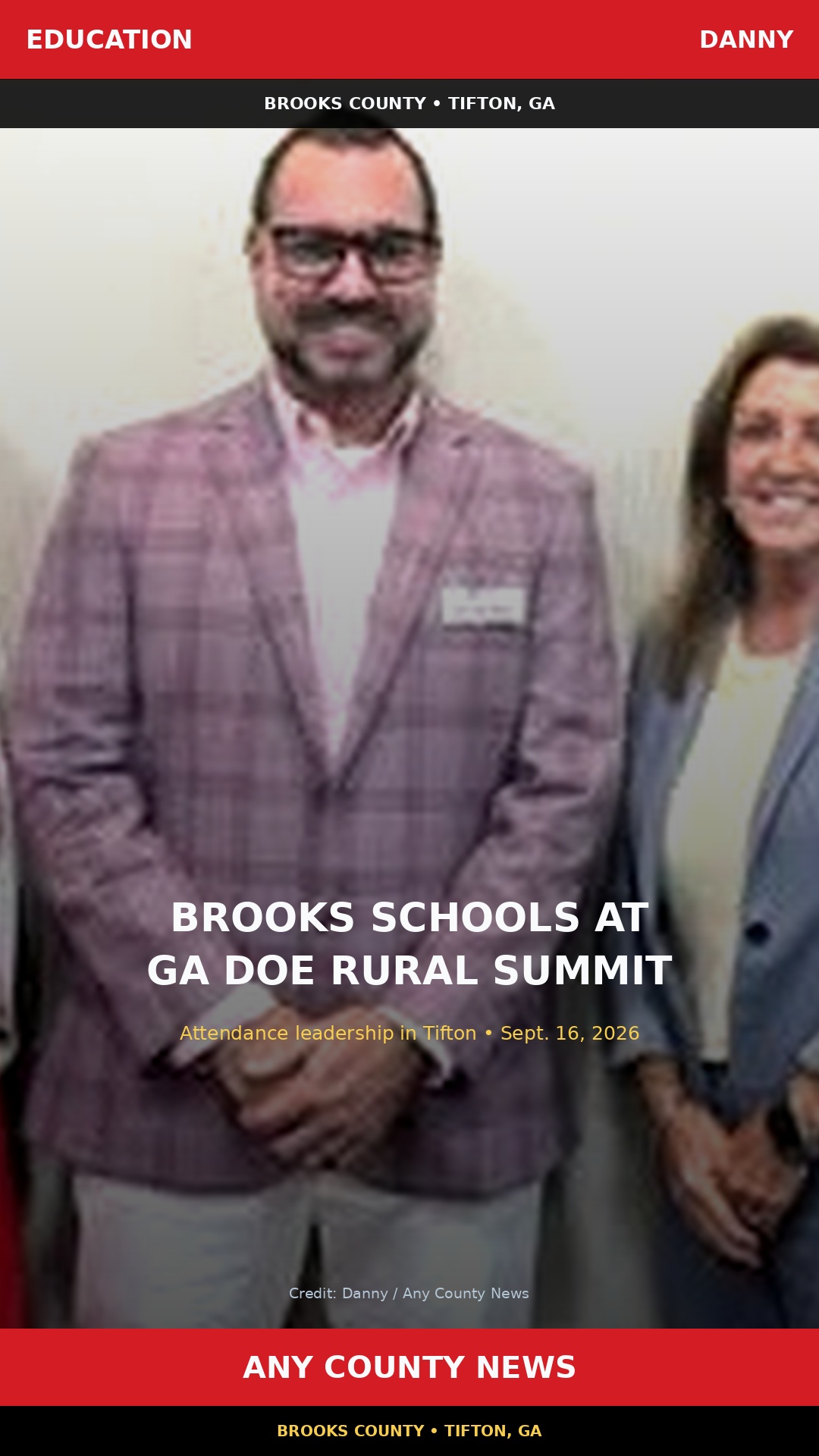 Education: Brooks County Schools at GaDOE Rural Summit — Tifton